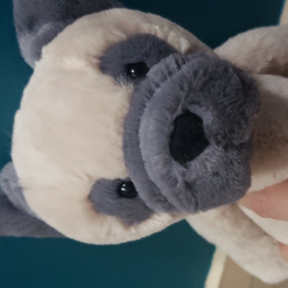 NWT Jellycat medium bashful pug RARE and RETIRED discontinued stuffed animal 12" - Picture 2 of 4